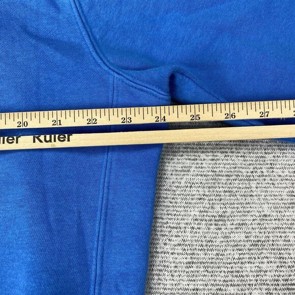 Nike Men's Crew Neck Sweatshirt Blue Orange Trance Size Large - Picture 7 of 16